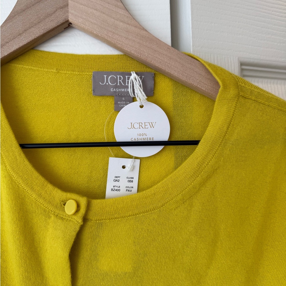 NWT J. Crew Featherweight Cashmere Cardigan size small - Picture 3 of 11